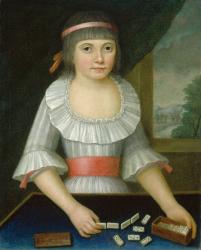 The Domino Girl, c.1790 (oil on canvas) | Obraz na stenu