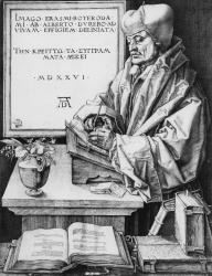 Desiderius Erasmus (1466-1536) of Rotterdam, 1526 (engraving) | Obraz na stenu