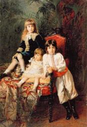 Mr. Balashov's Children, 1880 (oil on canvas) | Obraz na stenu
