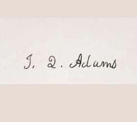 Signature of John Quincy Adams (litho) | Obraz na stenu