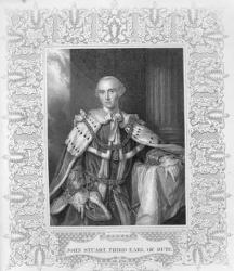 John Stuart, Third Earl of Bute, engraved by W.T. Mote (engraving) | Obraz na stenu