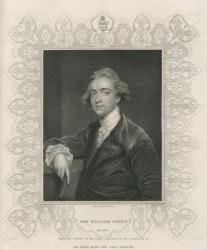 Sir William Jones from 'Gallery of Portraits', published in 1833 (engraving) | Obraz na stenu