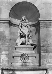 Louis XIV trampling on the Fronde, 1654 (stone) | Obraz na stenu