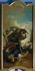 Death of the Consul Lucius Junius Brutus in a duel with Aruns | Obraz na stenu