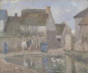 A Pond in Ennery, 1874 (oil on canvas) | Obraz na stenu