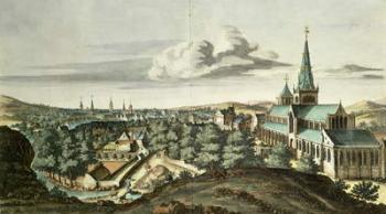 Prospect of the Town of Glasgow from the North East (coloured engraving) | Obraz na stenu