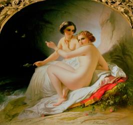 The Bathers, 1830 (oil on canvas) | Obraz na stenu