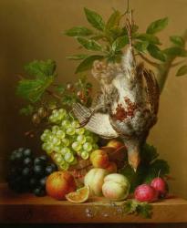 Still Life with Fruit and a Dead Partridge | Obraz na stenu