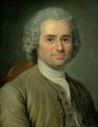 Jean-Jacques Rousseau (1712-78) (oil on canvas) | Obraz na stenu