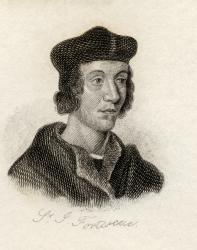 Sir John Fortescue, from 'Crabb's Historical Dictionary', published 1825 (litho) | Obraz na stenu