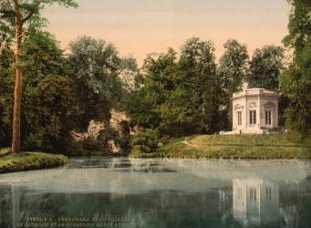 Petit Trianon, the Pavillion and the Rock of Marie Antoinette, Versailles, France, c.1890-1900 | Obraz na stenu