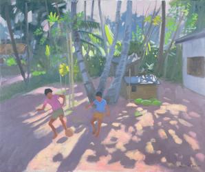 Football, Bentota, Sri Lanka, 1998 (oil on canvas) | Obraz na stenu