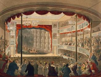 Sadlers Wells Theatre from Ackermann's "Microcosm of London" | Obraz na stenu