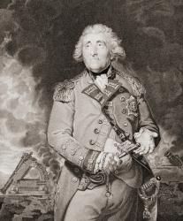 George Augustus Elliott, Lord Heathfield, 1st. Baron Heathfield, Governor of Gibraltar, 1717-1790. With the keys of Gibraltar from the painting by Sir. Joshua Reynolds. | Obraz na stenu