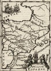 Map of Spain (litho) | Obraz na stenu