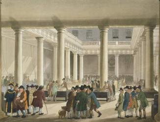 The Corn Exchange from Ackermann's 'Microcosm of London', 1808 (aquatint) | Obraz na stenu