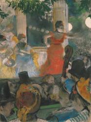 Cafe Concert at Les Ambassadeurs, 1876-77 (pastel on paper) | Obraz na stenu
