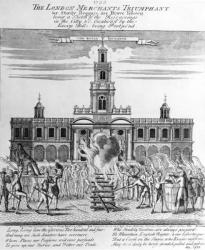 The London Merchants Triumph, 1733 (engraving) | Obraz na stenu