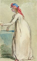 Mrs Morland's Portrait, c.1800-04 (w/c over pencil on paper) | Obraz na stenu