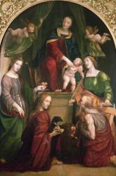 Madonna and Child with St. John the Baptist | Obraz na stenu
