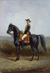Equestrian Portrait of General George Ernest Boulanger (1837-91) (oil on canvas) | Obraz na stenu
