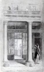 Westminster Diary, The Quadrant, Regent Street, London 1825 (w/c on paper) | Obraz na stenu