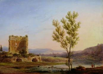 View of the Outskirts of Rome (oil on canvas) | Obraz na stenu