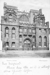 Ryland's Library, Manchester (b/w photo) | Obraz na stenu
