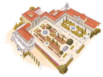 Queluz National Palace. Lisboa, Portugal | Obraz na stenu