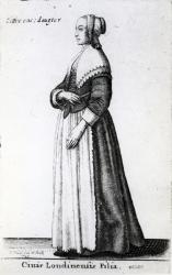 London Citizen's Daughter, 1643 (etching) | Obraz na stenu