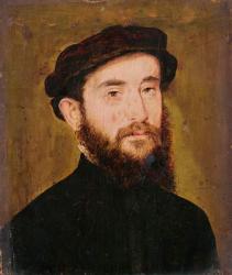 Portrait of an Unknown Man (oil on panel) | Obraz na stenu