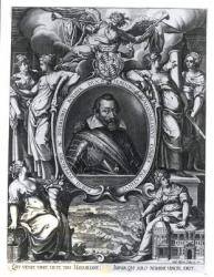 Portrait of Maximilian I of Bavaria, engraved by Wolfgang Kilian (1581-1662) (engraving) (b/w photo) | Obraz na stenu