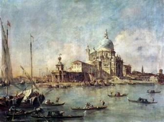 Venice, The Punta della Dogana with Santa Maria della Salute, c.1770 (oil on canvas) | Obraz na stenu