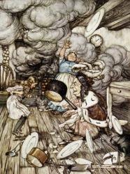 In the Duchess's Kitchen, illustration to 'Alice's Adventures in Wonderland' by Lewis Carroll (1832-98) 1907 | Obraz na stenu