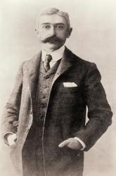 Pierre Frédy, Baron de Coubertin, 1863 – 1937. French historian. Founder of International Olympic Committee and modern Olympic Games. | Obraz na stenu