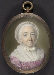 Portrait of an Elderly Lady, 1767 (bodycolour & w/c on ivory) | Obraz na stenu