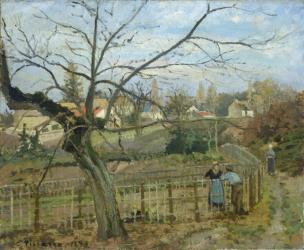 The Fence, 1872 (oil on canvas) | Obraz na stenu