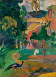 Matamoe or, Landscape with Peacocks, 1892 (oil on canvas) | Obraz na stenu