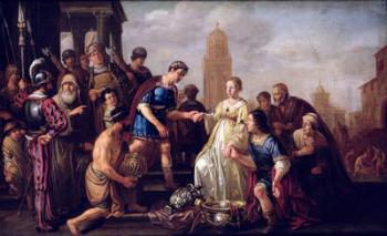 The Continence of Scipio (237-183 BC) 1643 (oil on canvas) | Obraz na stenu