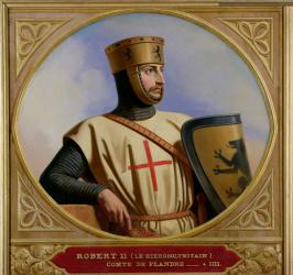 Robert II le Hierosolymitain, Count of Flanders (d.1111) 1843 (oil on canvas) | Obraz na stenu