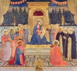 The San Marco Altarpiece, c.1438-40 (tempera on panel) | Obraz na stenu