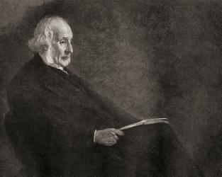 James McCosh, 1811 - 1894. Prominent philosopher of the Scottish School of Common Sense and president of Princeton University 1868-1888. From The Century Magazine, published 1887. | Obraz na stenu
