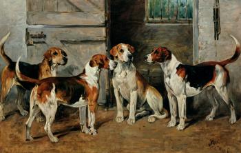 Study of Hounds | Obraz na stenu