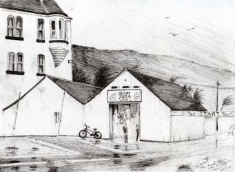 Jura Race start, 2005, (ink on paper) | Obraz na stenu