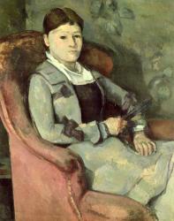 The Artist's Wife in an Armchair, c.1867 (oil on canvas) | Obraz na stenu