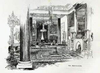 The Drawing Room, Osborne House, from 'Leisure Hour', 1888 (engraving) | Obraz na stenu