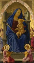 Virgin and Child (Pisa Polyptych), 1426 (tempera on poplar board) | Obraz na stenu