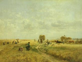 Harvest Time, 1871 (oil on canvas) | Obraz na stenu