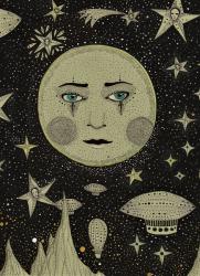 Moonlit night, 2015, (pen and ink of paper) | Obraz na stenu