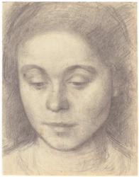 Portrait of Ida, the Artist's Wife, 1898 (pencil) | Obraz na stenu